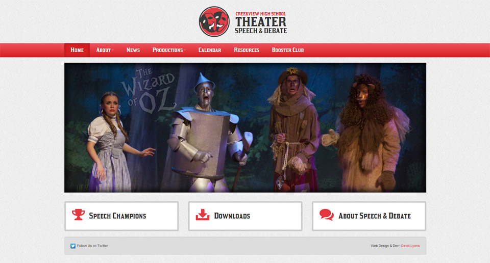 Creekview Theater Website